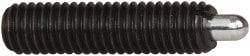 Threaded Ball Plunger: M8 x 1.25, 0.196" Ball Dia, 0.63" Body Length, 0.059" Max Ball Reach