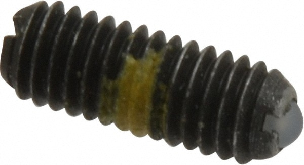 Threaded Ball Plunger: 10-32, 0.094" Ball Dia, 0.513" Body Length, 0.025" Max Ball Reach