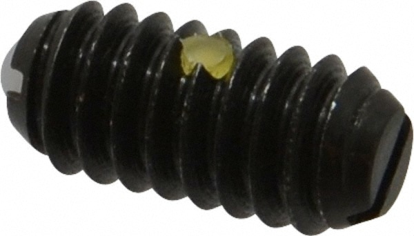 Threaded Ball Plunger: 1/4-20, 0.125" Ball Dia, 0.531" Body Length, 0.035" Max Ball Reach