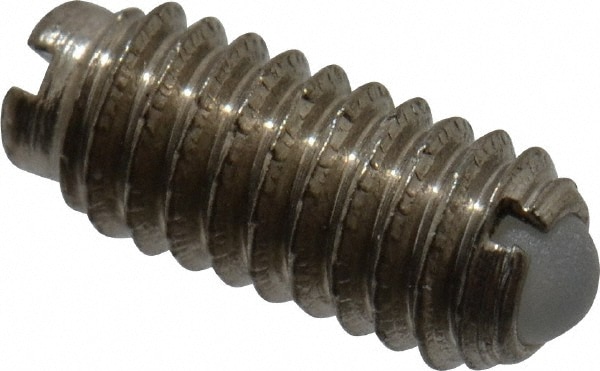 Threaded Ball Plunger: 6-40, 0.078" Ball Dia, 0.312" Body Length, 0.023" Max Ball Reach