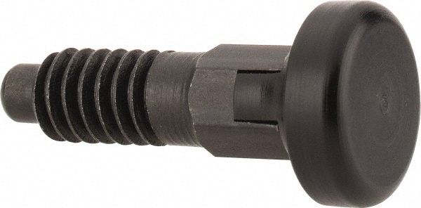 Vlier SPRTL375 3/8-16, 1/4" Max Plunger Diam, 0.25 Lb Init to 2 Lb Final End Force, Locking Knob Handle Plunger Image