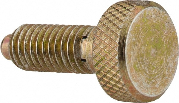 M10x1.5, 3/4" Thread Length, 0.19" Max Plunger Diam, 1 Lb Init to 8 Lb Final End Force, Knob Handle Plunger