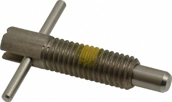 1/2-13 Thread, 2-1/2" Body Length, 1/2" Plunger Projection, 5/16" Plunger Diam, Stainless Steel, Locking T Handle Plunger