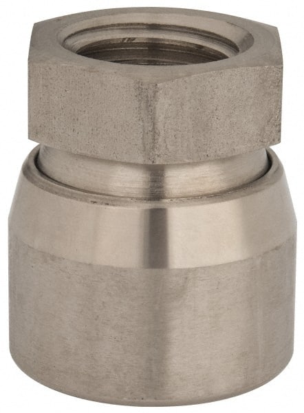 Vlier SSP312 1-8, 1-5/8" Pad Diam, Uncoated Bottom, Stainless Steel Toggle Pad 