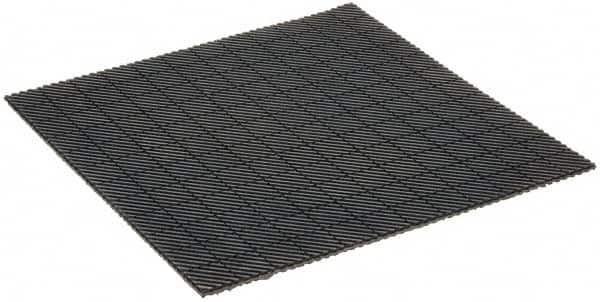 Mason Ind 10 Long x 10 Wide x 1 Thick, Rubber, Machinery Leveling Pad & Mat MPN:BBNR10X10