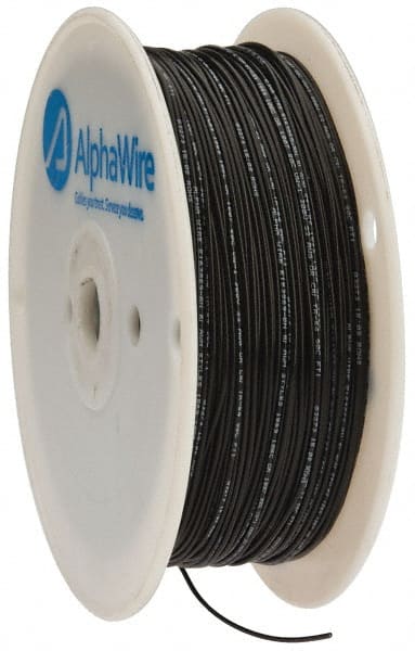 Alpha Wire 3051/1 BK001 22 AWG, 1 Strand, 305 m OAL, Tinned Copper Hook Up Wire 