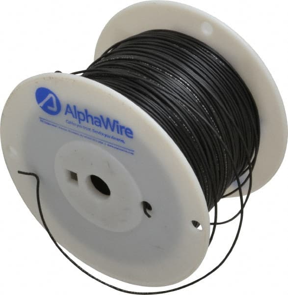 Alpha Wire 3053 BK001 20 AWG, 10 Strand, 305 m OAL, Tinned Copper Hook Up Wire 
