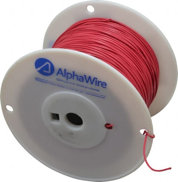 Alpha Wire 3053 RD001 20 AWG, 10 Strand, 305 m OAL, Tinned Copper Hook Up Wire 