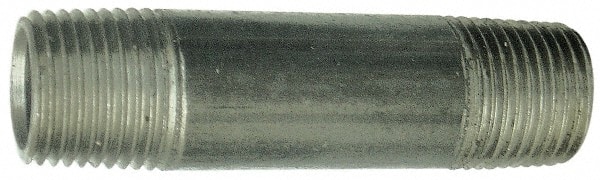 B&K Mueller 566-300HC Galvanized Pipe Nipple: 1-1/4", 30" Long, Schedule 40, Steel 