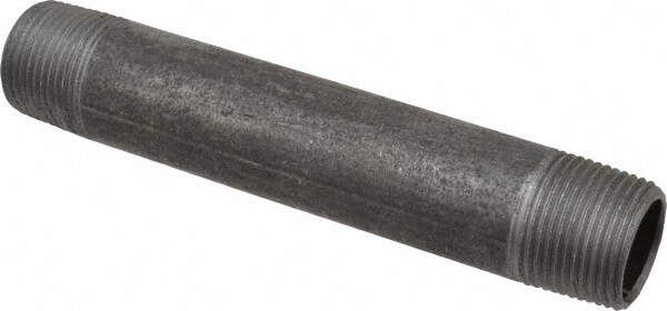 Black Pipe Nipple: 3/4" Dia x 5-1/2" Long, Schedule 40