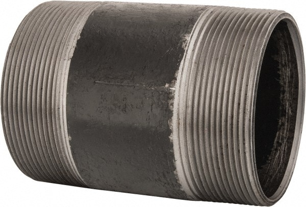 B&K Mueller 591-060BC Black Pipe Nipple: 4" Dia x 6" Long, Schedule 40 