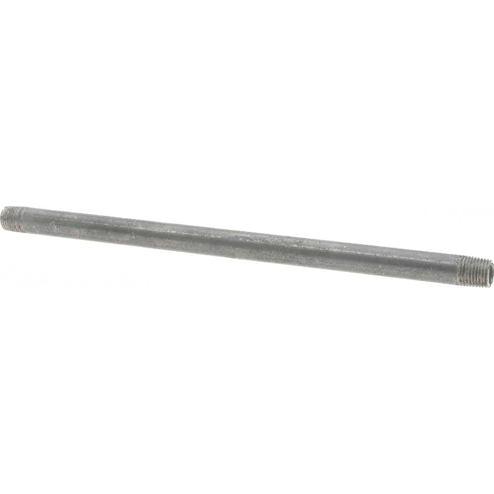 Black Pipe Nipple: 1/4" Dia x 10" Long, Schedule 40