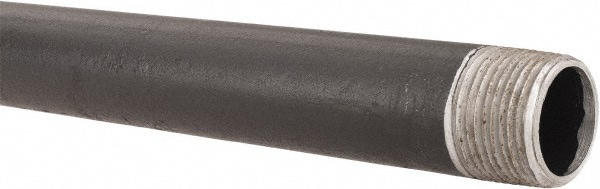 Black Pipe Nipple: 3/4" Dia x 24" Long, Schedule 40