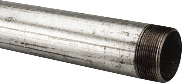 Schedule 40, 2" Diam x 72" Long Steel Black Pipe Nipple