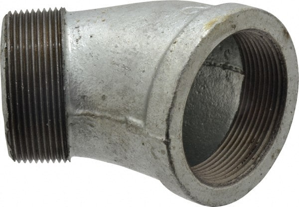 B&K Mueller 510-508HC Malleable Iron Pipe 45 ° Street Elbow: 2" Fitting 