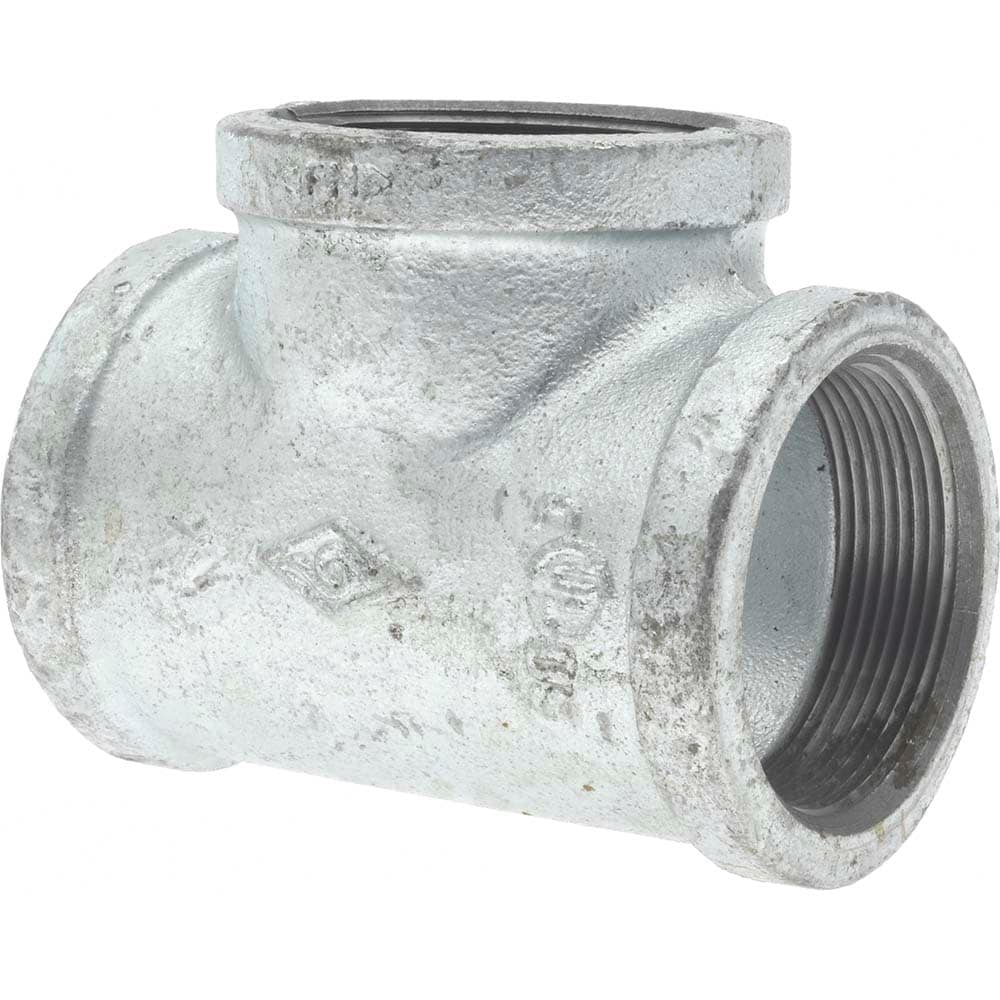 Value Collection MSC-62147293 2" Galvanized Malleable Iron Pipe Tee Image