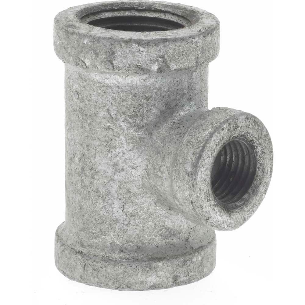 B K Mueller 1 2 X 1 4 Galvanized Malleable Iron Pipe Reducing Tee Msc Industrial Supply
