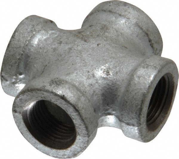 Malleable Iron Pipe Cross: 3/8" Fitting