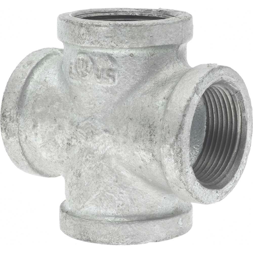 Malleable Iron Pipe Cross: 1-1/4" Fitting
