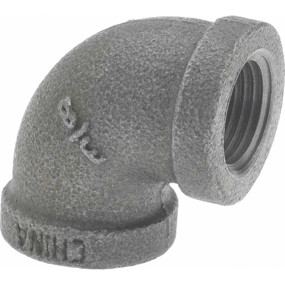 Black 90 ° Elbow: 3/8"