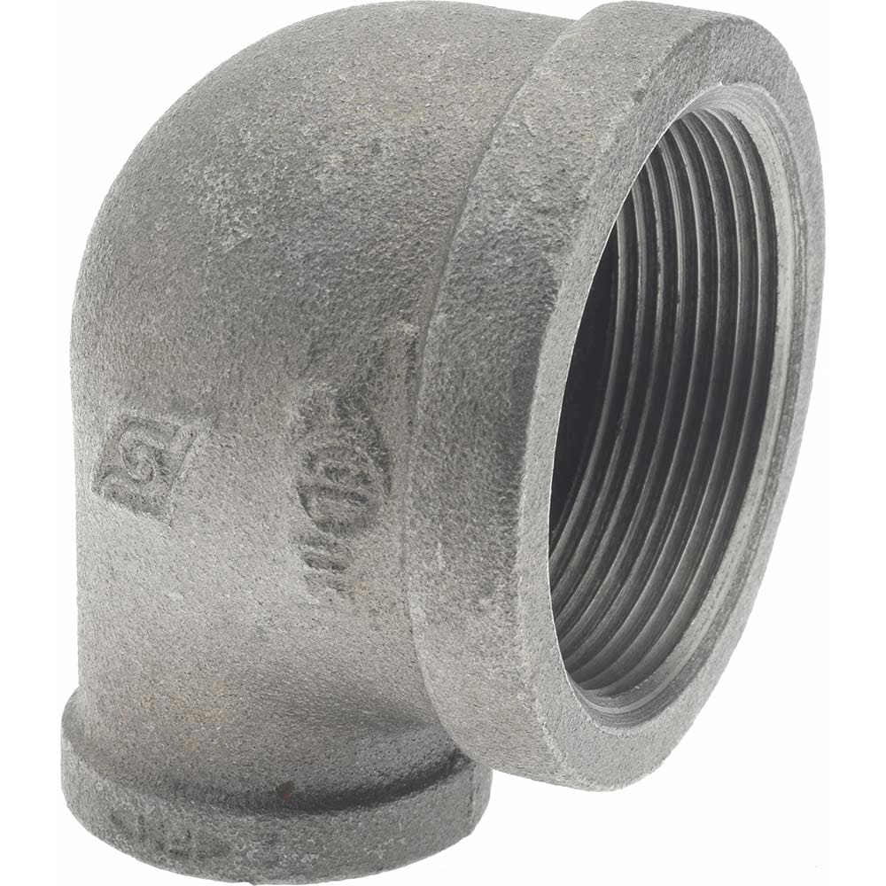 B&K Mueller 520-185HC Black 90 ° Reducing Elbow: 2 x 1", Threaded 