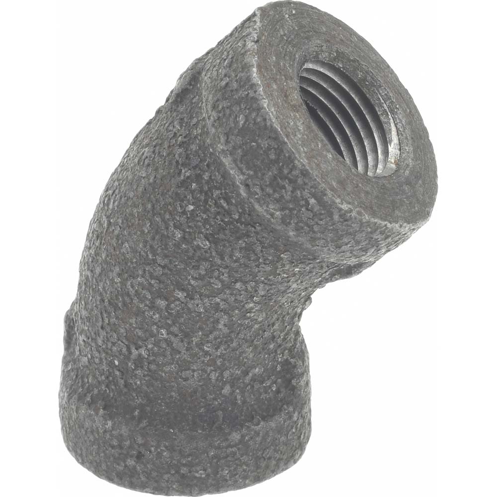 Black 45 ° Elbow: 1/8", Threaded