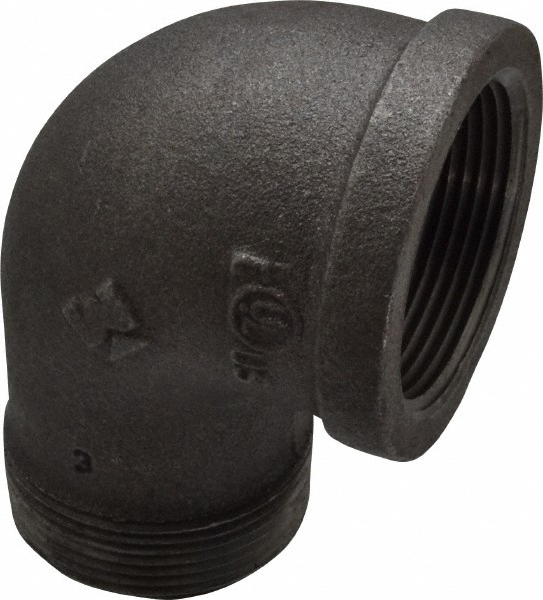 Black 90 ° Street Elbow: 1-1/2"