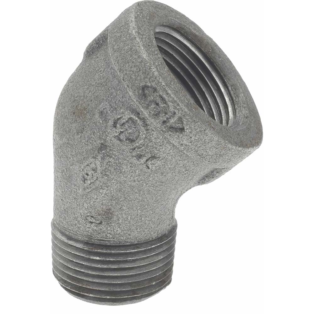 Black 45 ° Street Elbow: 3/4", Threaded