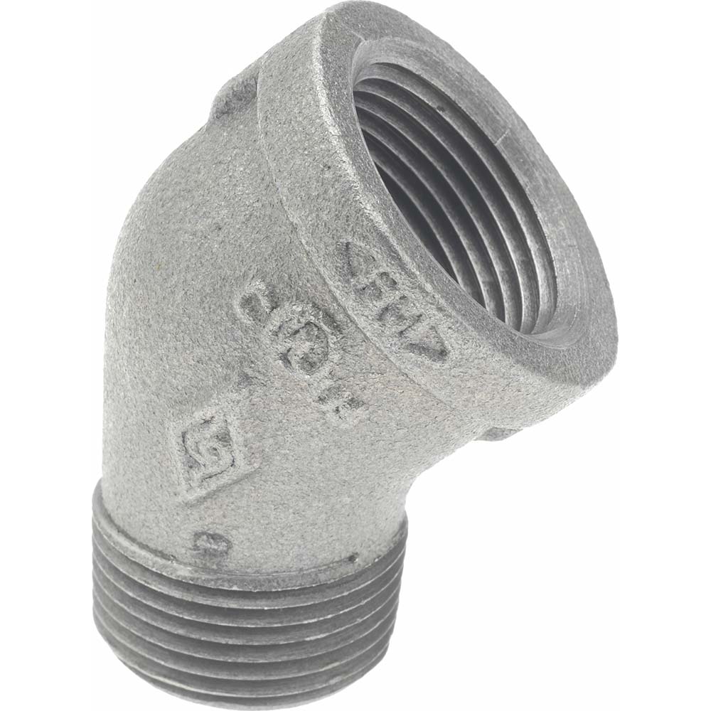 Black 45 ° Street Elbow: 1", Threaded