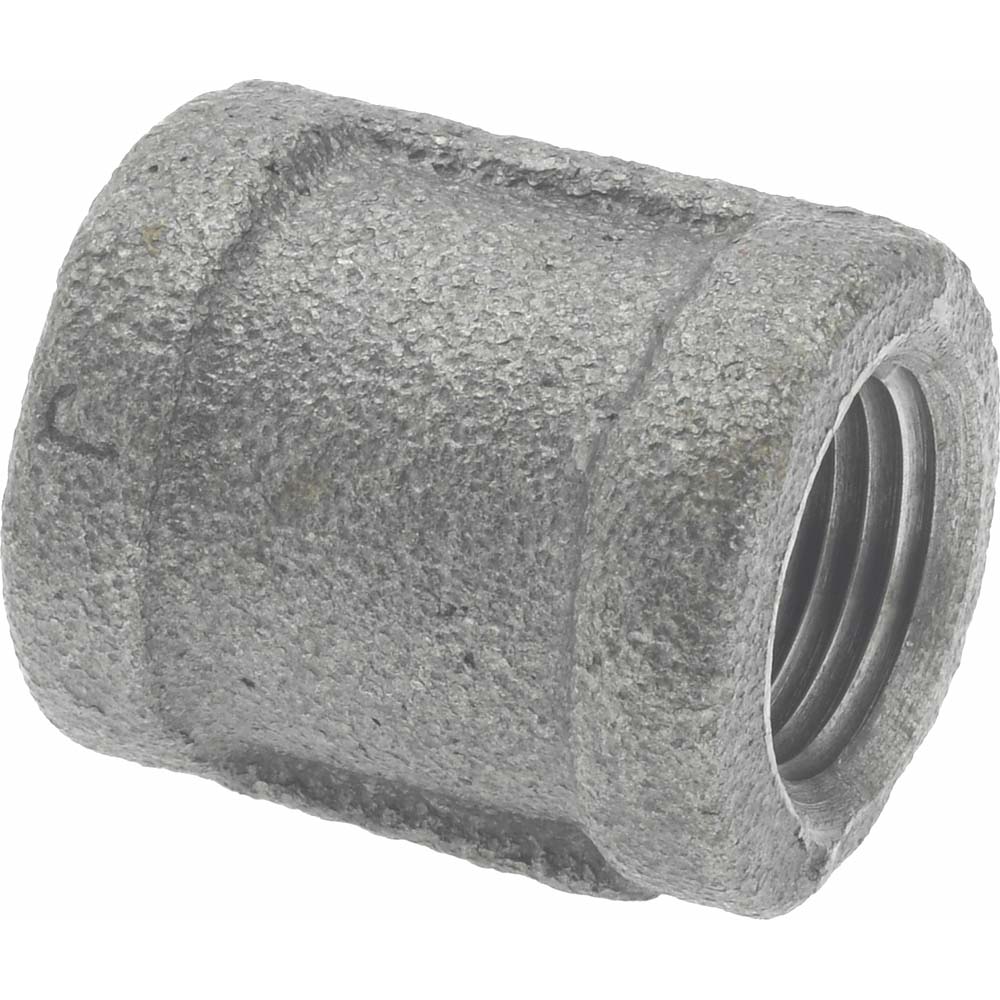 Black Coupling: 3/8", Malleable Iron