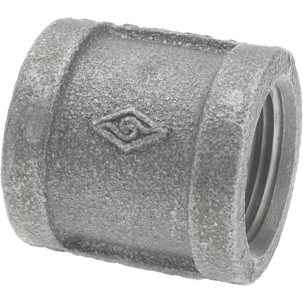 Black Coupling: 3/4", Malleable Iron