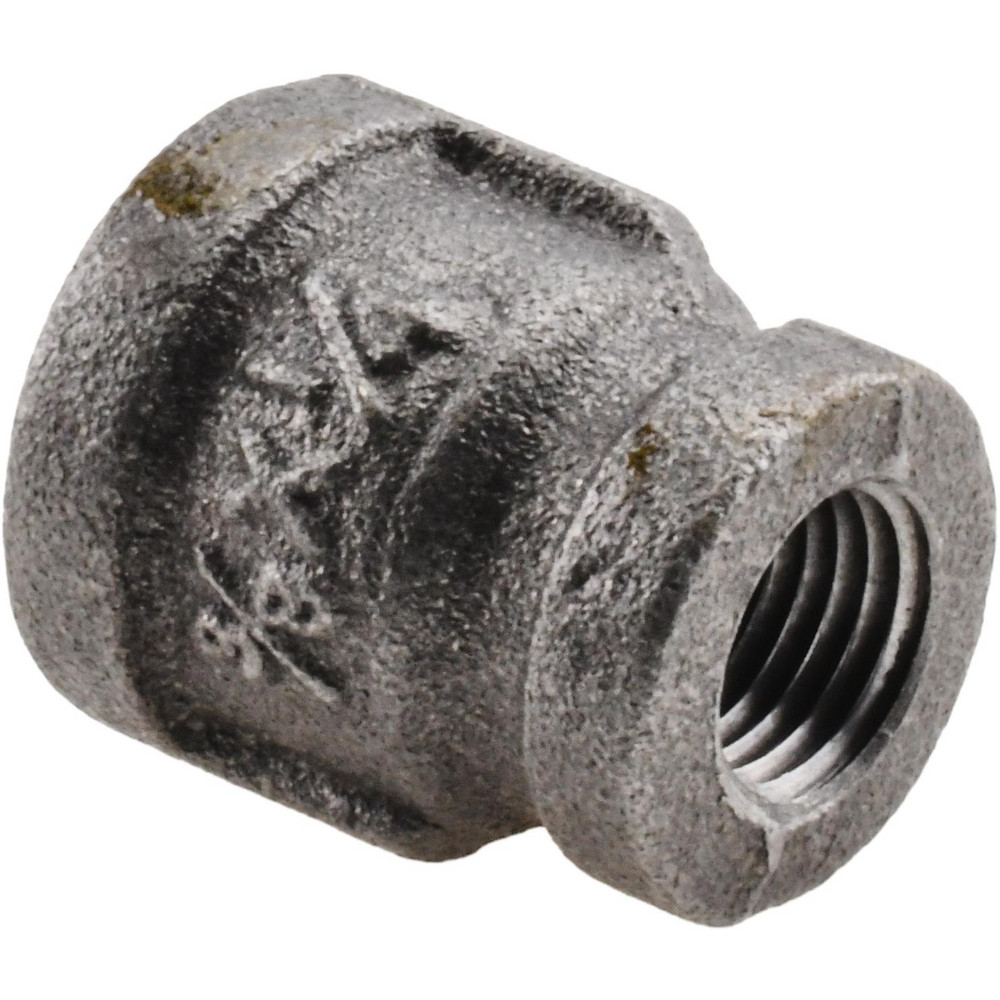 Black Reducing Coupling: 3/8 x 1/4"
