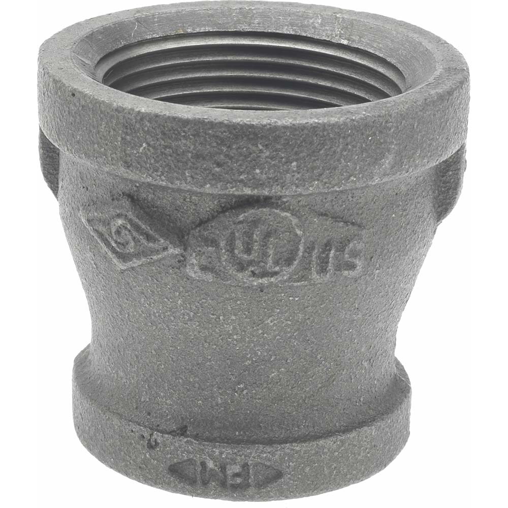 Black Reducing Coupling: 1-1/4 x 1", Threaded