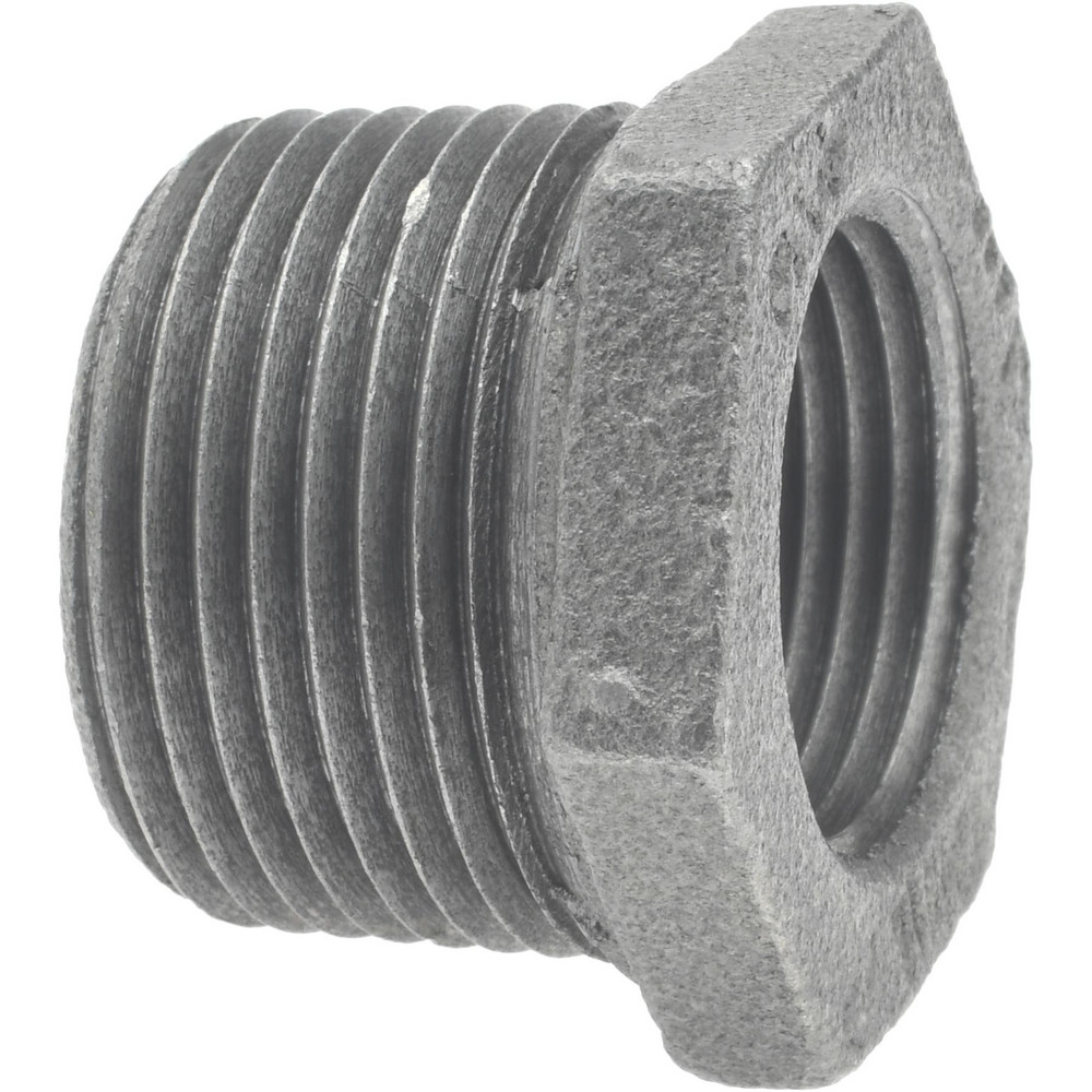 Black Bushing: 1 x 3/4", Malleable Iron