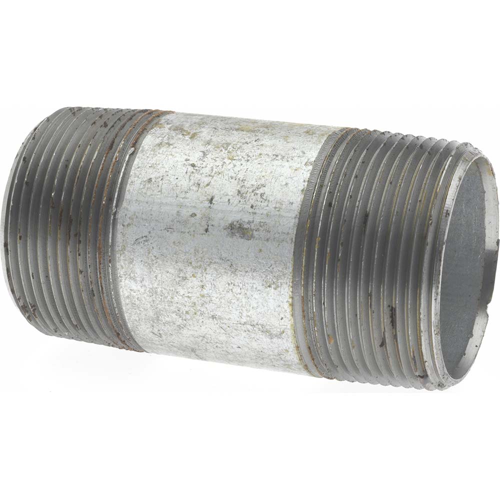 B&K Mueller Galvanized Pipe Nipple 11/2", 31/2" Long, Schedule 40