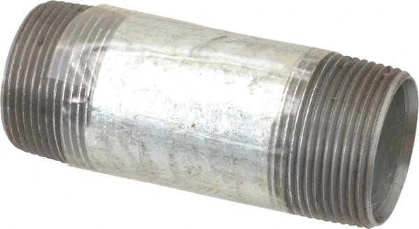 New 1-¼” X 4” MNPT Pipe Nipple Galvanized Steel 