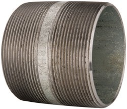 B&K Mueller 571-040BC Galvanized Pipe Nipple: 4", 4" Long, Schedule 40, Steel Image