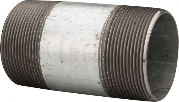 B&K Mueller 570-060BC Galvanized Pipe Nipple: 3", 6" Long, Schedule 40, Steel Image