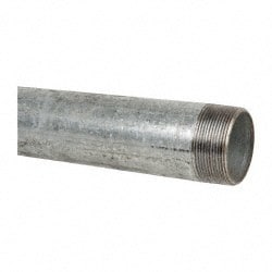 B&K Mueller 568-180HC Galvanized Pipe Nipple: 2", 18" Long, Schedule 40, Steel 
