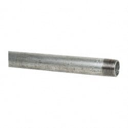 B&K Mueller 564-240HC Galvanized Pipe Nipple: 3/4", 24" Long, Schedule 40, Steel 
