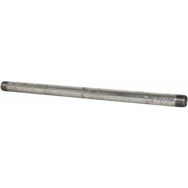 B&K Mueller 565-240HC Galvanized Pipe Nipple: 1", 24" Long, Schedule 40, Steel 