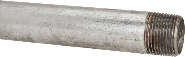 B&K Mueller 565-300HC Galvanized Pipe Nipple: 1", 30" Long, Schedule 40, Steel 