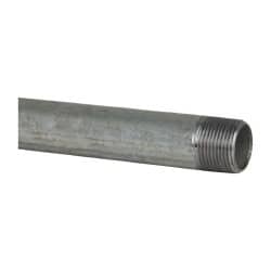 B&K Mueller 565-360HC Galvanized Pipe Nipple: 1", 36" Long, Schedule 40, Steel 