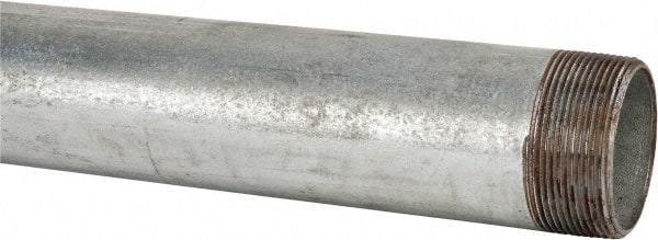 B&K Mueller 568-480HC Galvanized Pipe Nipple: 2", 48" Long, Schedule 40, Steel 