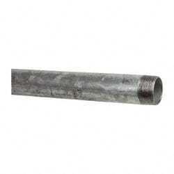 B&K Mueller 567-600HC Galvanized Pipe Nipple: 1-1/2", 60" Long, Schedule 40, Steel 
