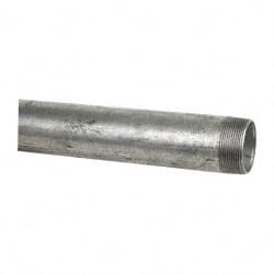 B&K Mueller 568-600HC Galvanized Pipe Nipple: 2", 60" Long, Schedule 40, Steel 