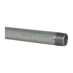 B&K Mueller 565-720HC Galvanized Pipe Nipple: 1", 72" Long, Schedule 40, Steel 