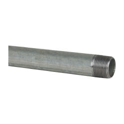 B&K Mueller 565-720HC Galvanized Pipe Nipple: 1", 72" Long, Schedule 40, Steel 