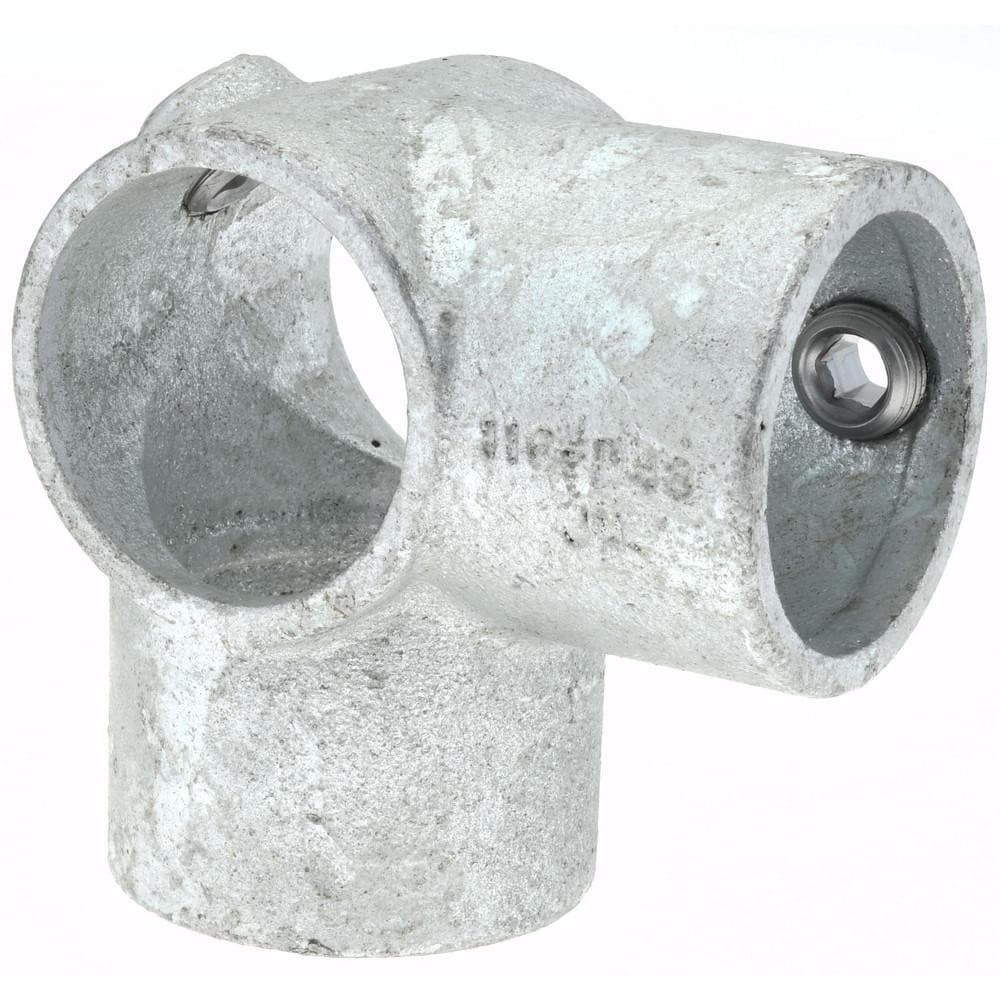 PRO-SAFE CVB0610-39 1-1/2" Pipe, Two Socket Tee, Malleable Iron Tee Pipe Rail Fitting Image