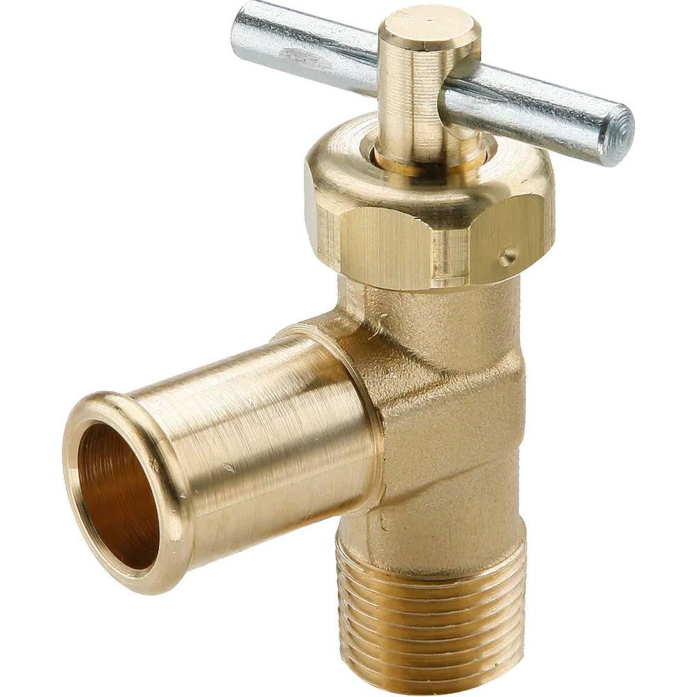 Parker V404PH-10-6 Hose I.D. x MNPTF with Pin Handle End Connection Brass Truck Valve Image